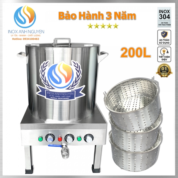 Nồi Nấu Phở 200L (SIÊU TIẾT KIỆM ĐIỆN)