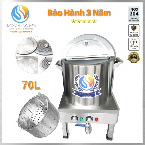 NỒI NẤU PHỞ ĐĨA NHIỆT 70L